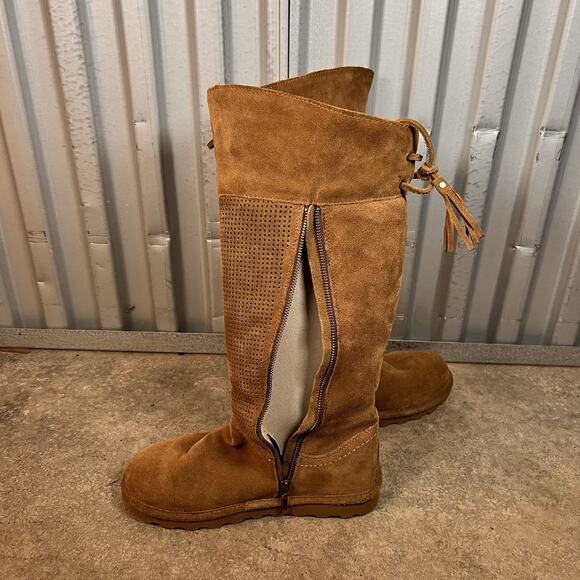 BEARPAW Boots TRACY Suede Leather Sz9 Knee-High Boot w/ NeverWet water resistant - Picture 8 of 8